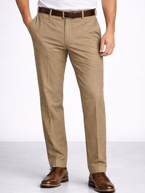 Brooks Brothers Advantage Chino Hudson Tan Khaki Men’s Pants – Size 35W x 34L